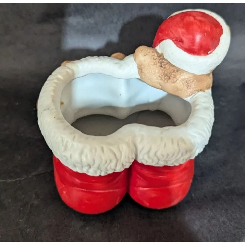 Christmas Planter Pot Teddy Bears Santa Boots Decorative Pot House‎ Of Lloyd